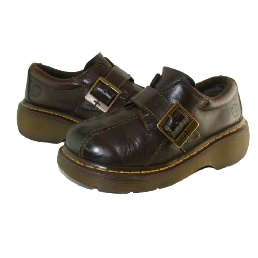 Dr. Doc Martens Air Wair Single Buckle Monk Strap
